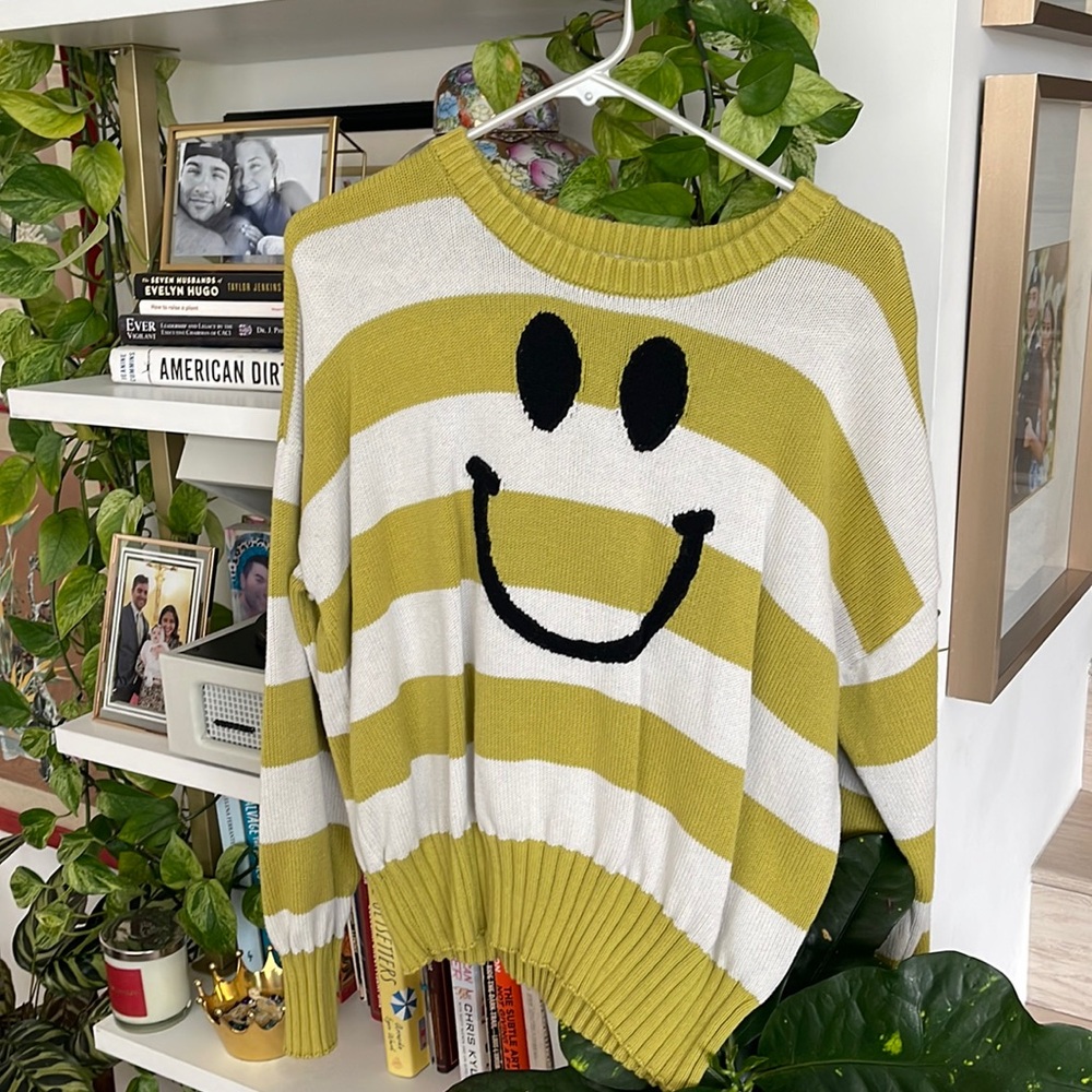 Smiley face sweater
